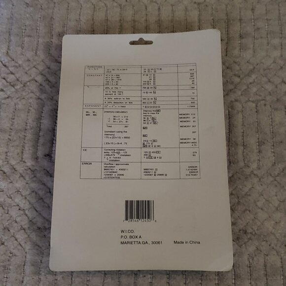 LeWorld On The Go Electronic Calculator Dual Power Iceberg Blue New - Picture 2 of 2